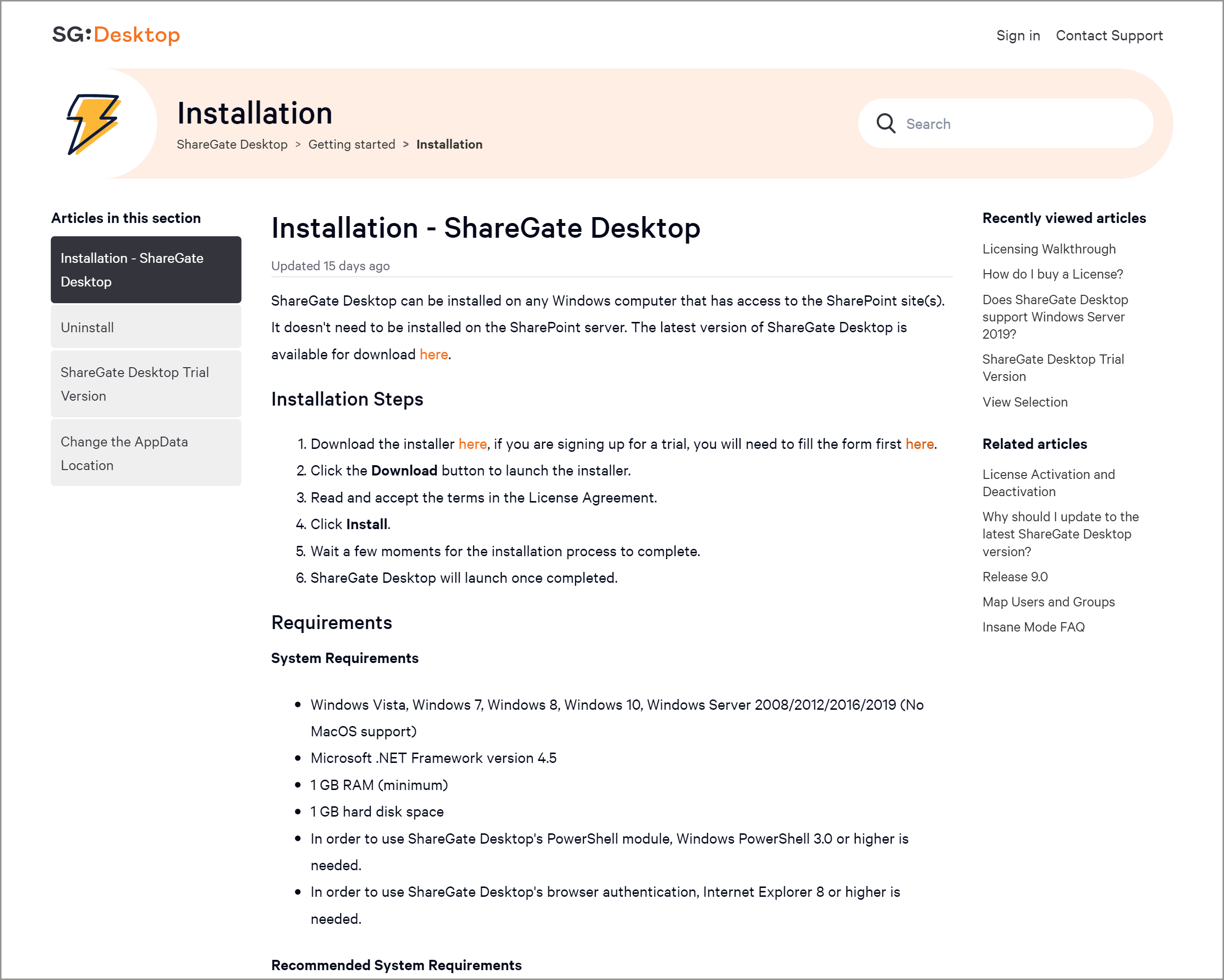 Installation-ShareGate-Desktop
